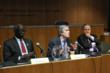 Genocide prevention advisers Deng, Luck, and Méndez discuss policy at the UN