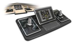 DCX5000 desk-mount controls for ROVVER X pipe inspection crawler.