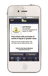 The Access mobile coupon network features over 140,000 "show your phone" deals