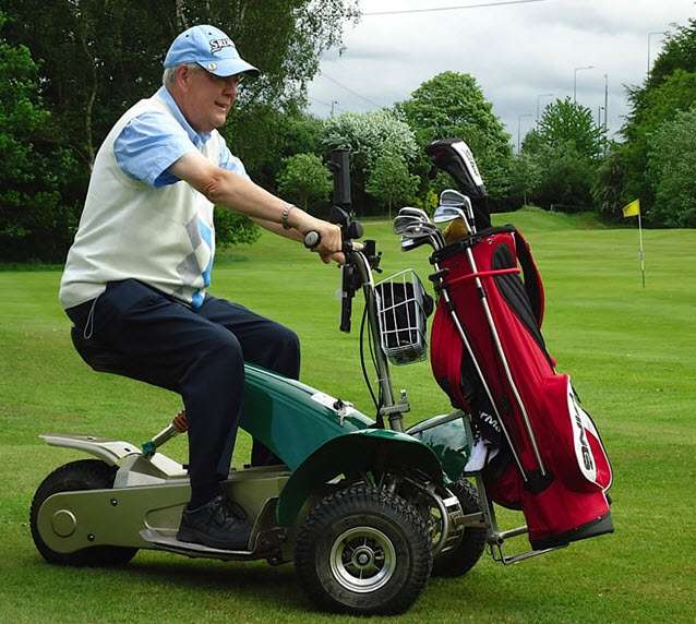 one man golf buggy