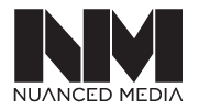 nuanced media webpage design