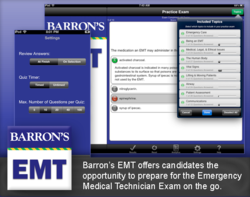 Barron's EMT Exam Review is available in iTunes