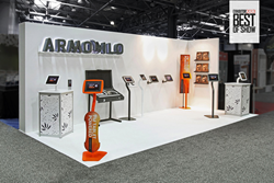 Armodilo iPad Kiosk / Tablet Display Stands at EXHIBITOR 2013