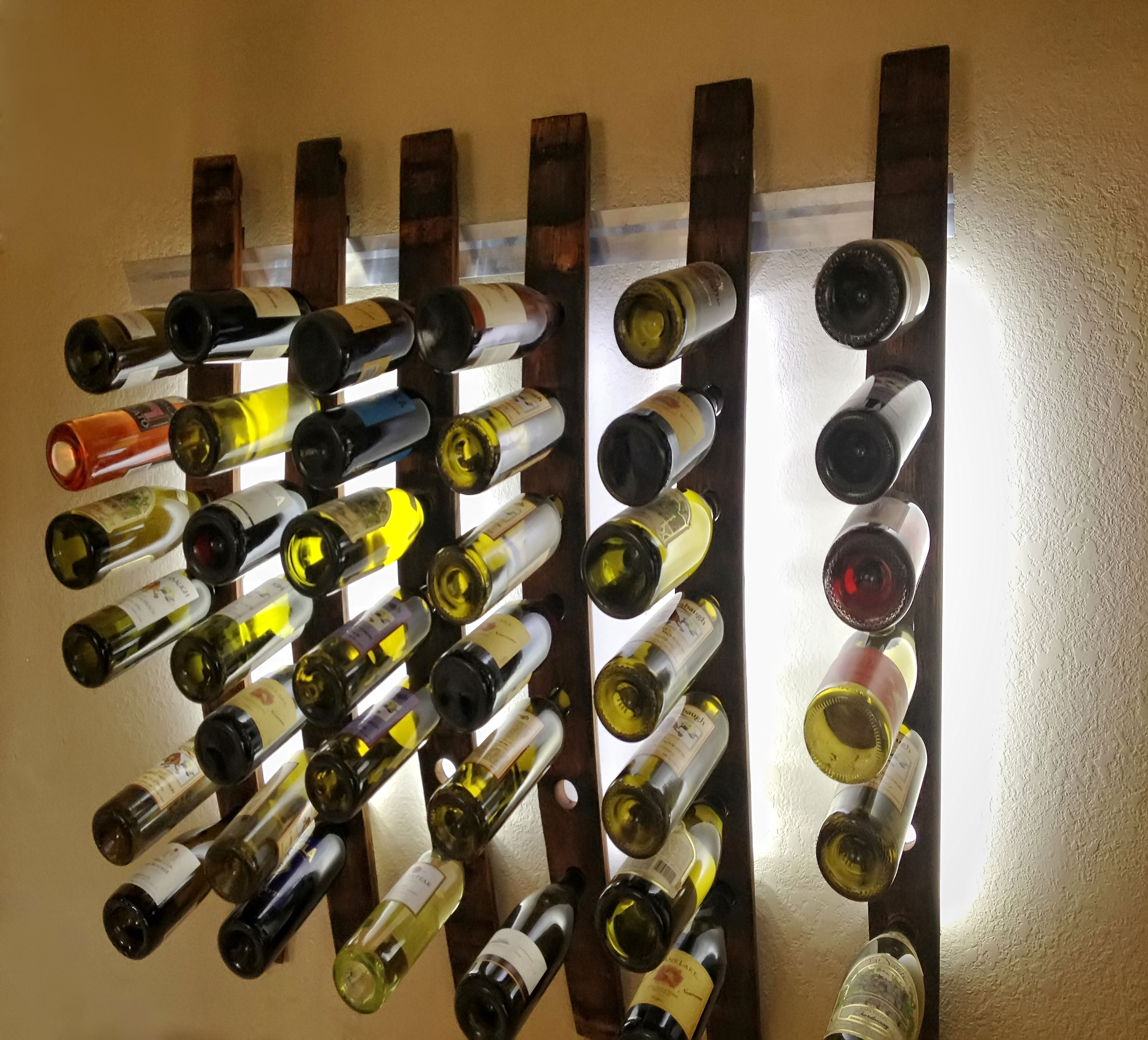 Sonoma Designer Launches Modular Illuminated Wine Wall on Kickstarter