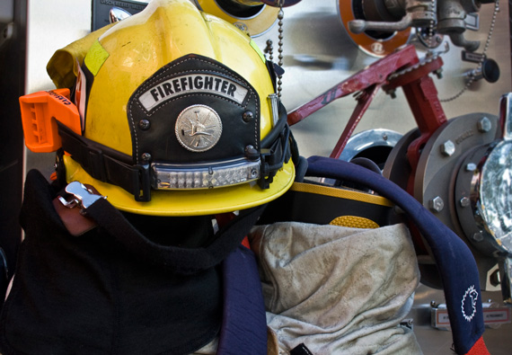 fire helmet headlamp