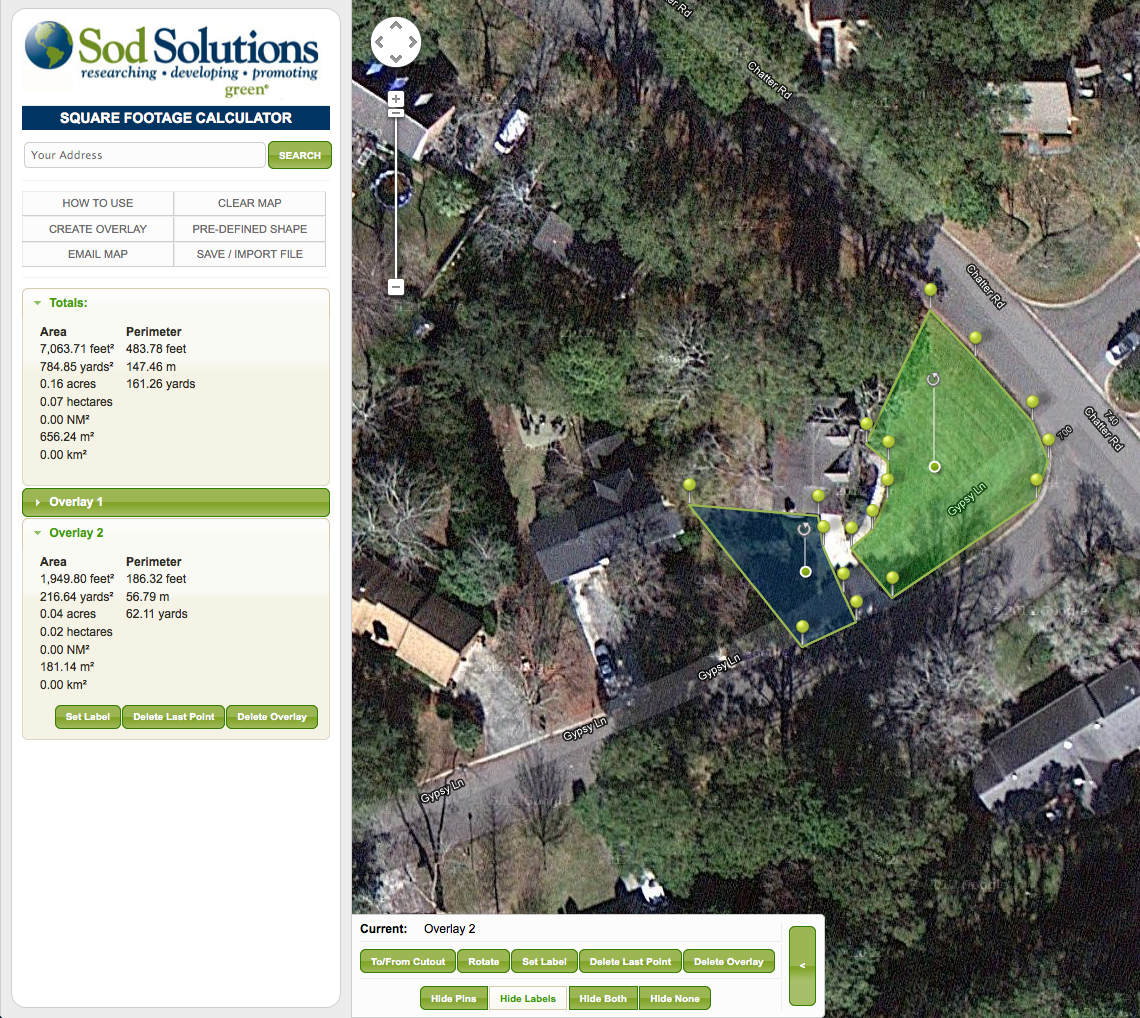 Sod Solutions Launches Map Based Area Calculator For Measuring Lawns