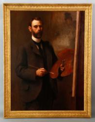 DeWitt McCellan Lockman, "Self Portrait," O/C