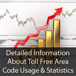 detailed information about toll free area code usage and statistics