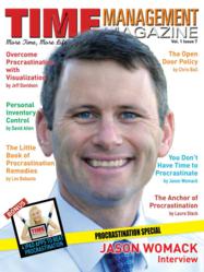 Jason Womack On The Cover Of Time Management Magazine Issue 7
