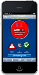 K-12 StaySafe mobile panic button app