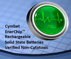 Cymbet EnerChip Solid State Batteries are Biocompatible