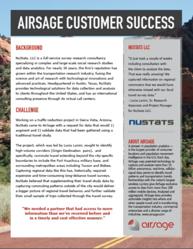 airSage NuStats OD data traffic study