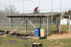 Moss Building & Design Remodels Chantilly Baseball Dugouts in Time for