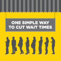 reduce customer wait time