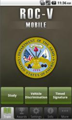 mobile, app, CERDEC, android, army, vehicles, training, ROC-V, TRADOC,
