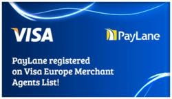 PayLane registered as Visa Europe Merchant Agent