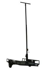 30 Foot Three Stage Light Mast with Trailer Mount
