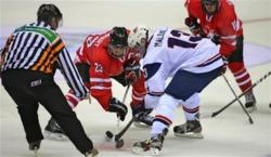 Ice Hockey U18 World Championship. Day 1