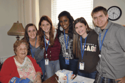 Teen volunteers give of their time in hospices across the nation.