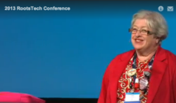 Jill Ball Host of Genealogy Gadgets at RootsTech Conference of SLC, UT