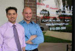 Dr. Ian Novotny (left) and Dr Vladislav Shut (right)