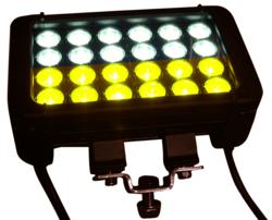 Dual Output LED Light Bar - Combination Amber and White Lights