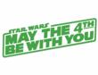 Lucasfilm's official "May The 4th Be With You" logo.