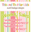 This and That for Kids Hand Smocked Children's Boutique Launches...