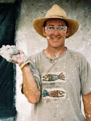 happy plasterer