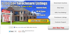 Police Auctions website Policeauctions.com 3.1 million foreclosures