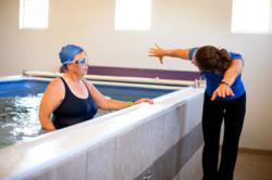 Endless Pool triathlon training provides swim training stroke analysis and instant feedback.