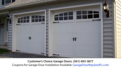 Garage Door Installation in Stuart FL Discounted by Customer's Choice Garage Doors