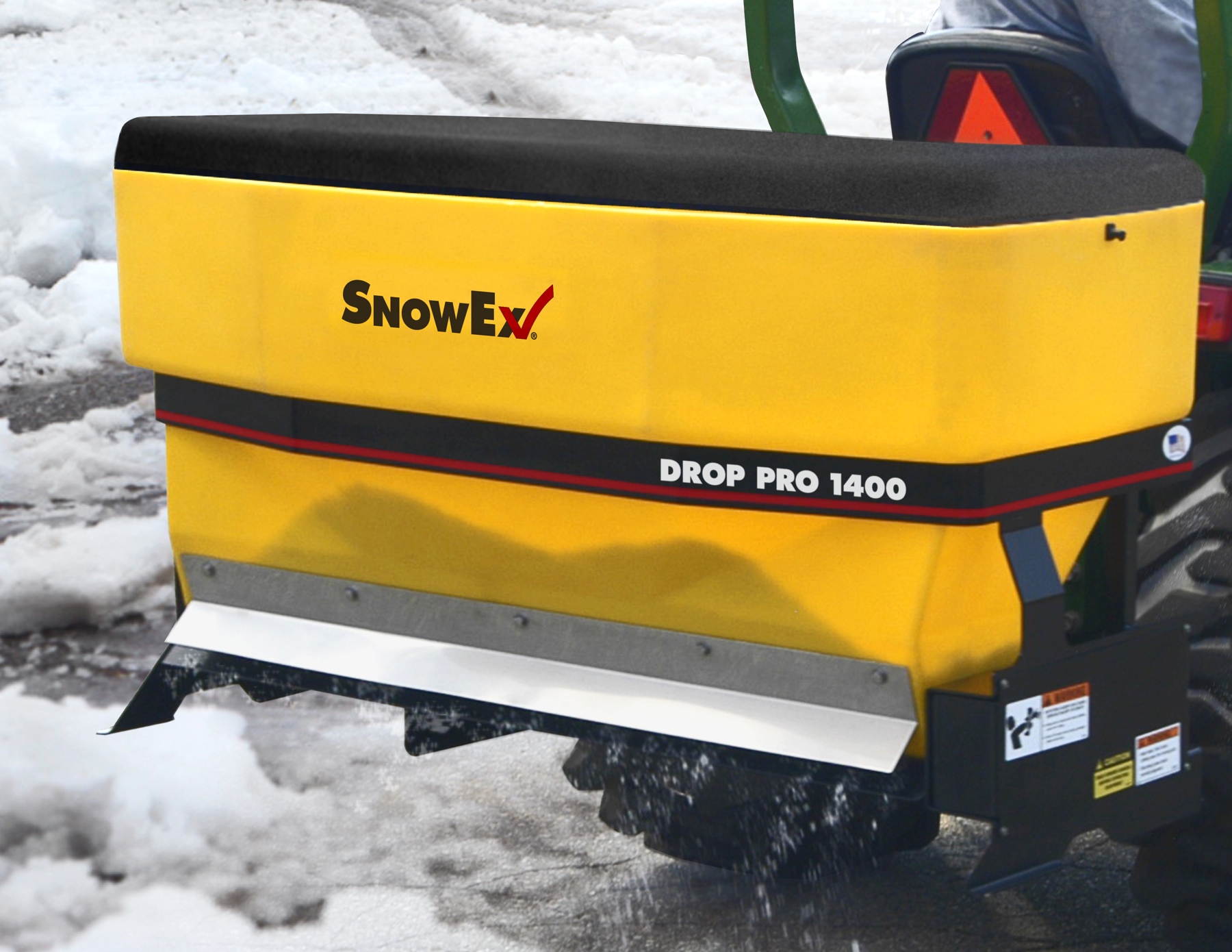 SnowEx Introduces Tractor-Mounted Drop Spreaders