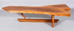 George Nakashima Coinoid Walnut Coffee Table