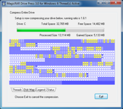 MagicRAR Drive Press 3.0 Screenshot
