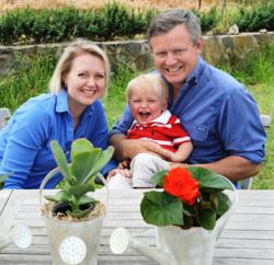 The Jamiesons on their farm and Green Thumb Gifts HQ.