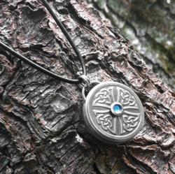 Stainless Steel Celtic Cross Pendant by Loralyn Designs