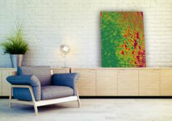 Vapor Sky's Fingerprint Decor in color scheme 'Flower.'