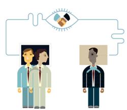 Public video conferencing for company recruiters