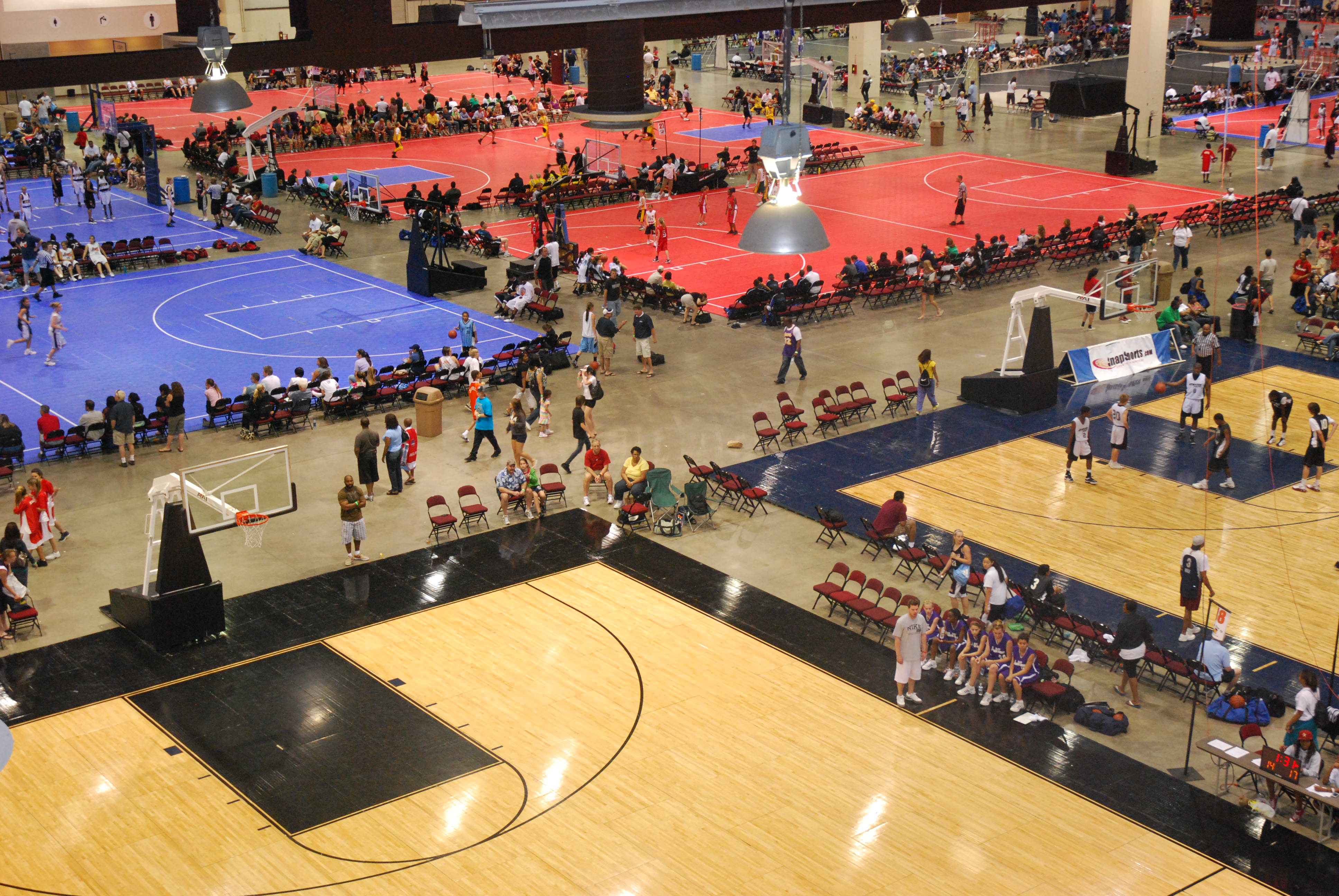SnapSports® Surfaces are the Official Courts of the AAU ‘Jam On It