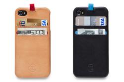 handcrafted leather iPhone 5 wallet case