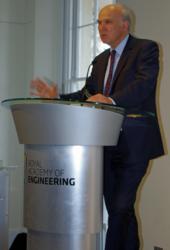 UK Secretary of State for Business, Innovation, and Skills Vince Cable speaks at the launch of Fraunhofer UK Research.