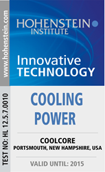 Coolcore Awarded Hohenstein Institute's Innovative Technology Award for Cooling Power