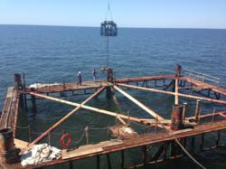 Articulating Diamond Wire Saw Decommissioning Gulf Of Mexico Rig