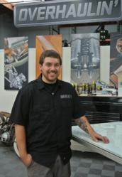 Ian Van Scoyk on the set of Overhaulin'