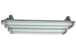 Explosion Proof LED Light Fixture with Failsafe Emergency Battery Backup