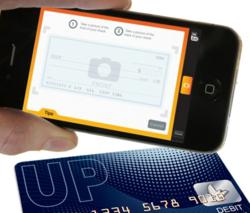 Mobile Deposit Capture of check into UPside Visa card