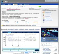 USSelfStorageLocator.com's Alexa Page