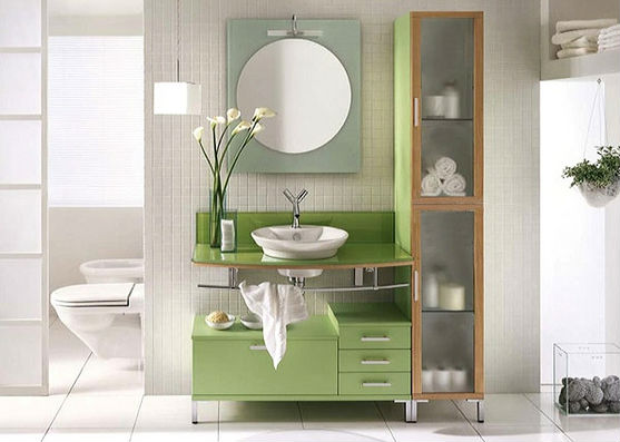 Bathroom Vanity Set by The Interior Gallery Lime Light Modern Bathroom 