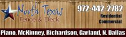 Repair, stain, paint and add additions to fences and decks in the Garland, TX